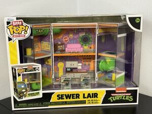 Funko Bitty Pop! TMNT Sewer Lair Bitty Box 85537 w/ Leonardo & Michelangelo NE